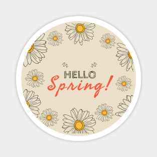 Hello spring Magnet